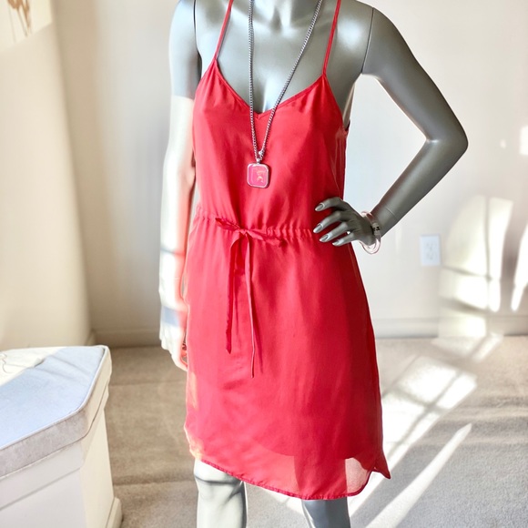 Madewell Silk Slip Dress Spaghetti 